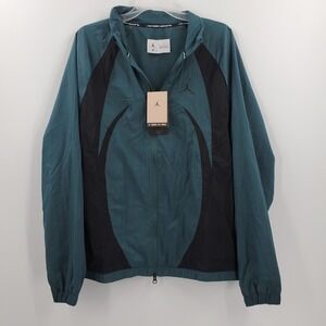 Men's Nike Air Jordan Sport Jam Warm Up Windbreaker Jacket Medium FN5848-010 B11